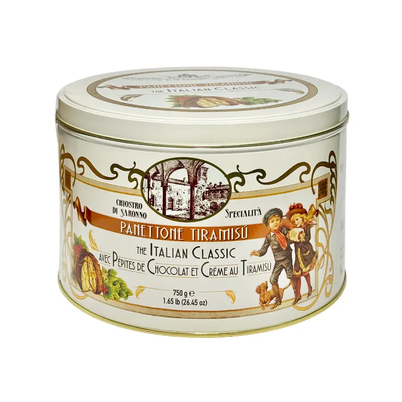 CHIOSTRO - PANETTONE TIRAMISU TIN 750GR