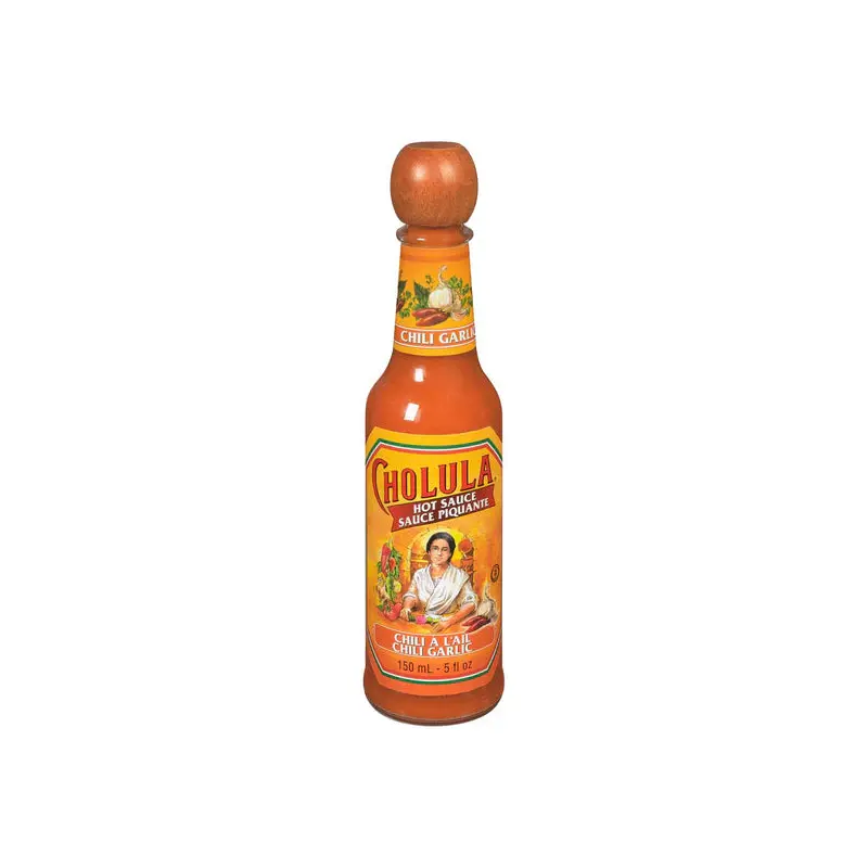 CHOLULA - HOT SAUCE CHILI GARLIC 12x150 ML