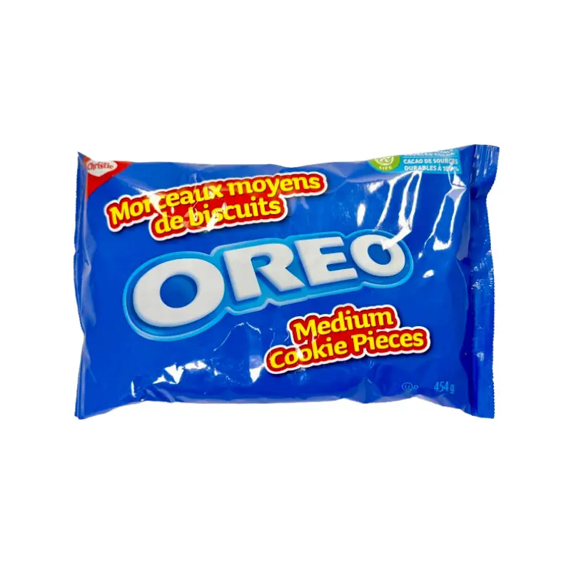 CHRISTIE - OREO MED COOKIE PIECES 454GR