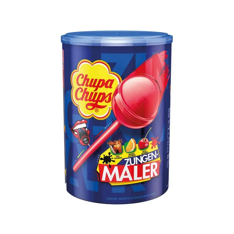 CHUPA CHUPS - ZUNGEMALER CONTAINER 100PCS