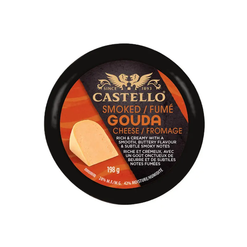 CASTELLO - SMOKED GOUDA CHEESE 198GR
