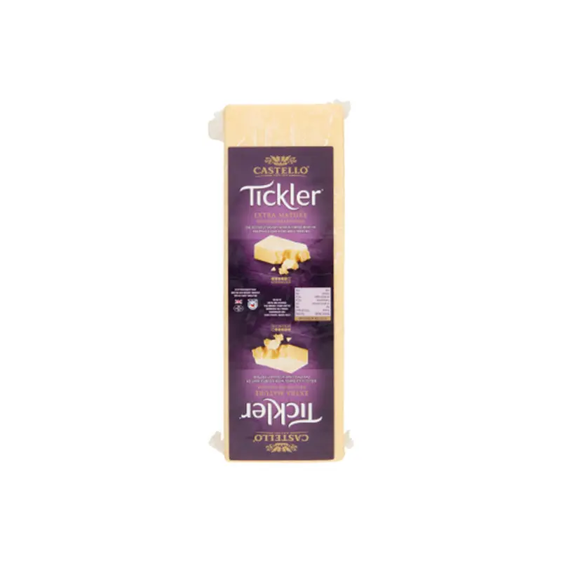 CASTELLO - TICKLER EXTRA MATURE ENGLISH CHEDDAR PER KG