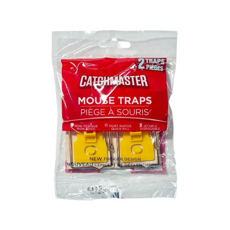 CATCHMASTER - CM 2PK SMALL WOODEN MOUSE TRAP EA