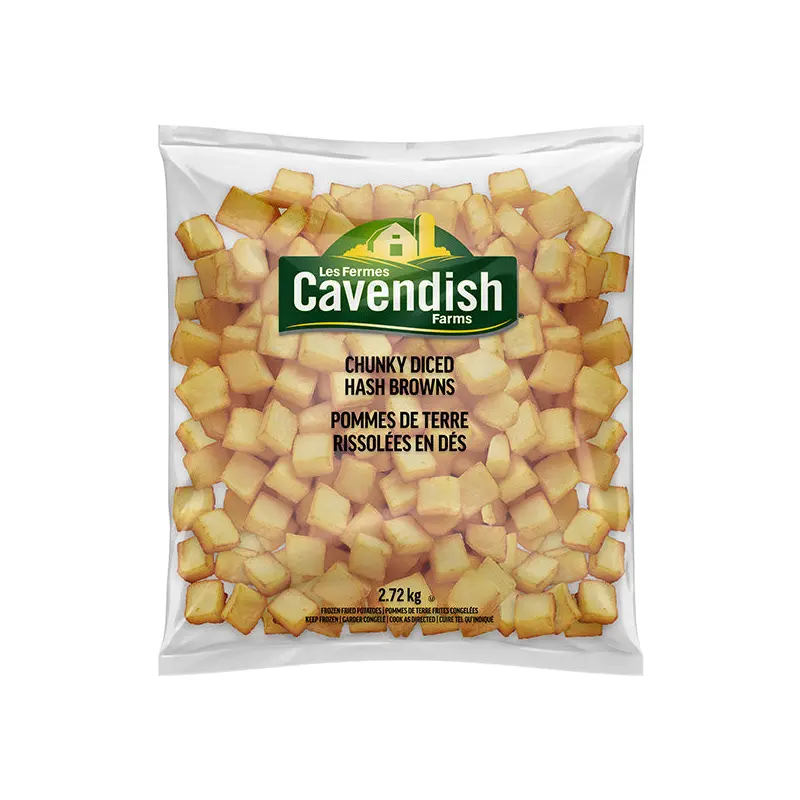 CAVENDISH - SMALL CHUNKY DICED POTATO 6LB