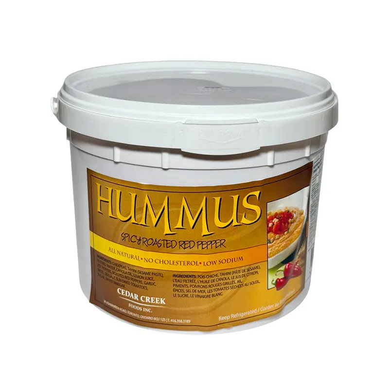 CEDAR CREEK - SPICY ROASTED RED PEPPER HUMMUS 2KG