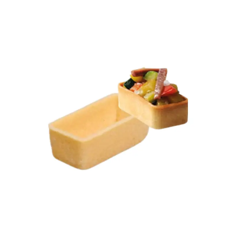 CEIB PASTRY - MINI RECTANGLE BOUILLON SHELL 96PCS