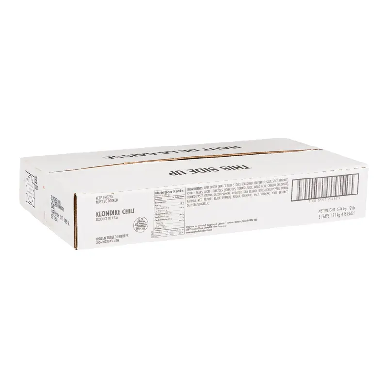 CAMPBELLS - KLONDIKE CHILI 3x4 LB