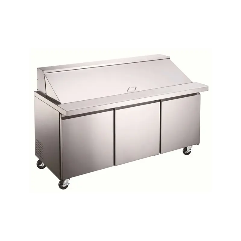 CANCO - 3 DOOR 70"REFRIGERATED MEGA TOP SANDWICH PREP TABLE EA