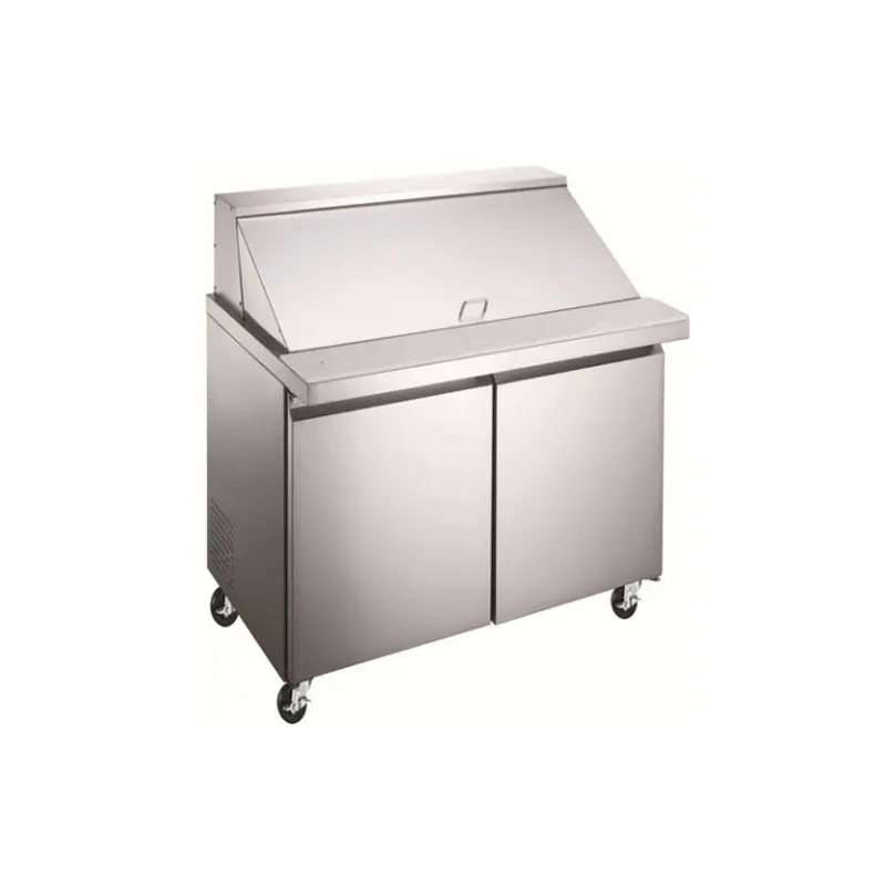 CANCO - 36" DOUBLE DOOR MEGA TOP  REFRIGERATED SANDWICH PREP T EA