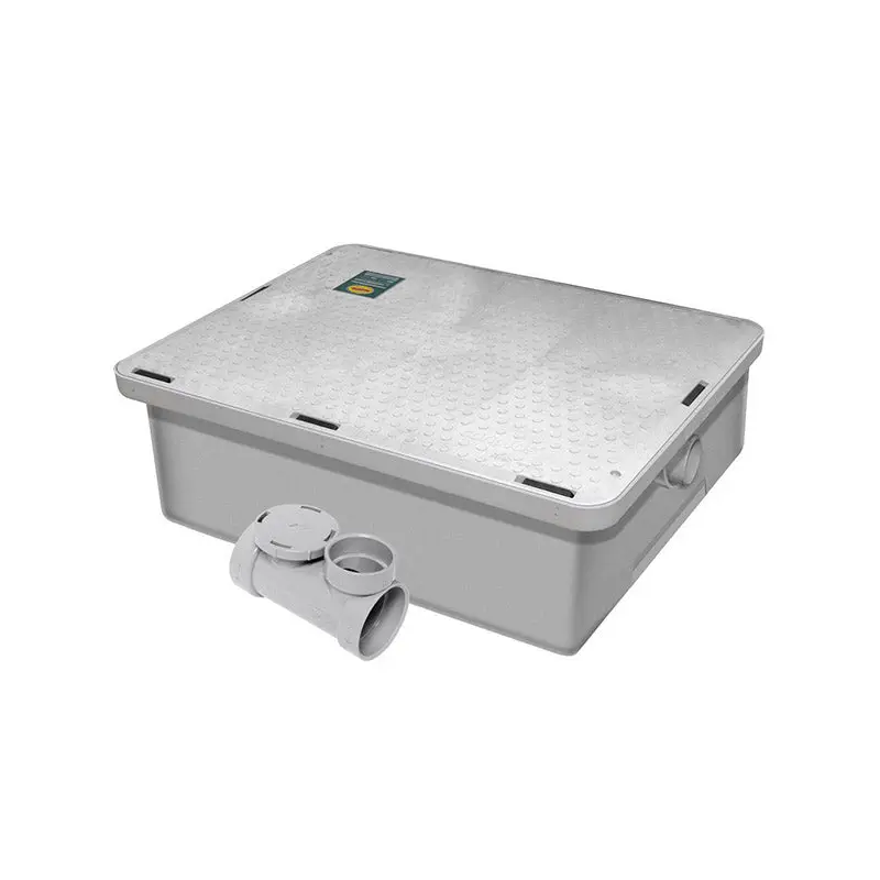 CANPLAS - 3925A02LO LOW PROFILE GREASE TRAP 25 GPM 50 lb 2" EA