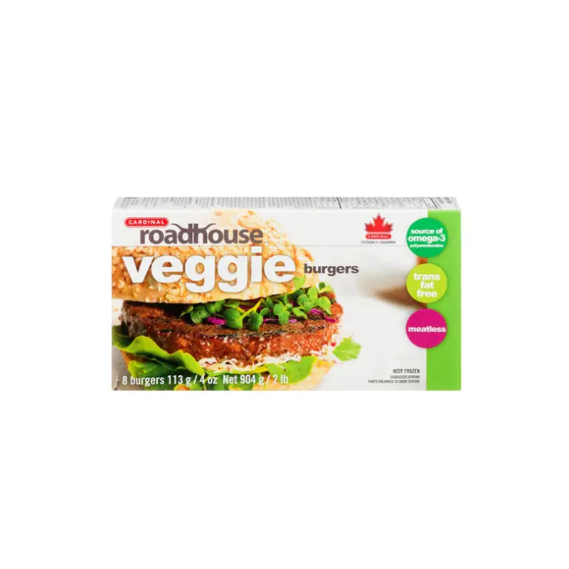 CARDINAL - ROADHOUSE VEGGIE BURGERS 6x907 GR