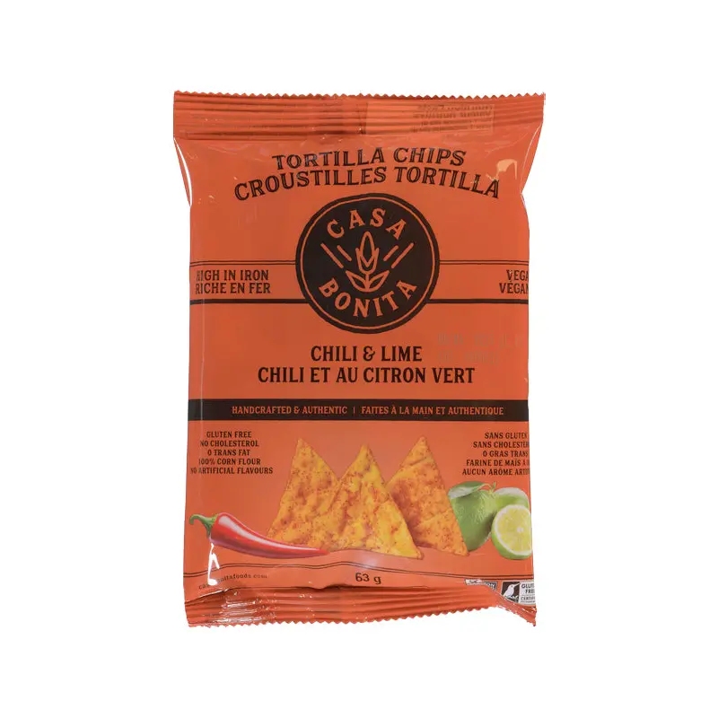 CASA BONITA - CHILLI LIME TORTILLA CHIPS 63GR