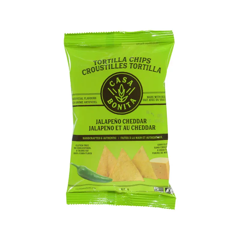 CASA BONITA - JALAPENO CHEDDAR TORTILLA CHIPS 20x63 GR