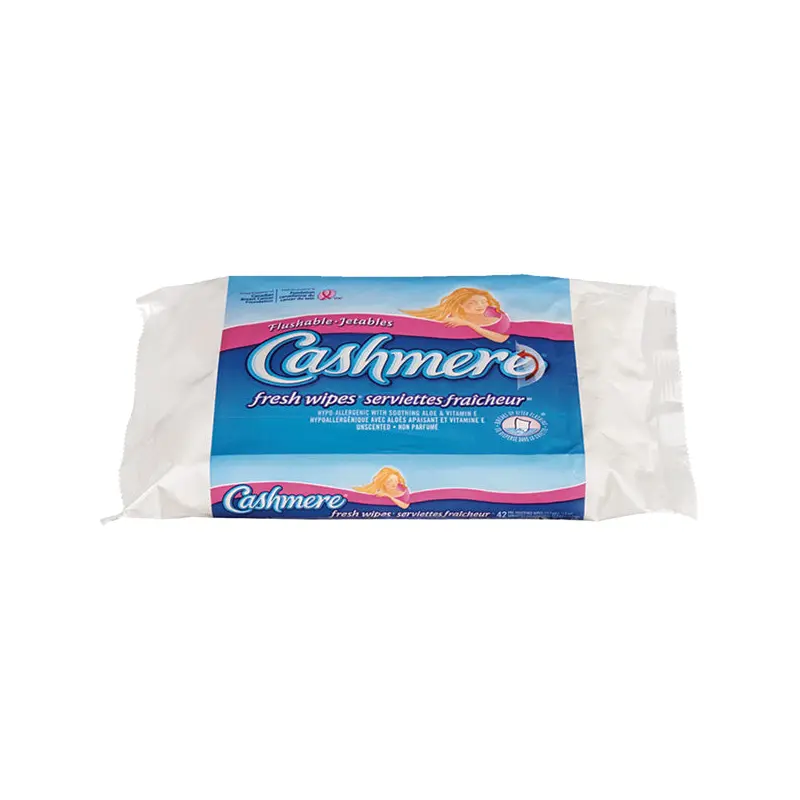 CASHMERE - FLUSHABLE FRESH WIPES 42CT