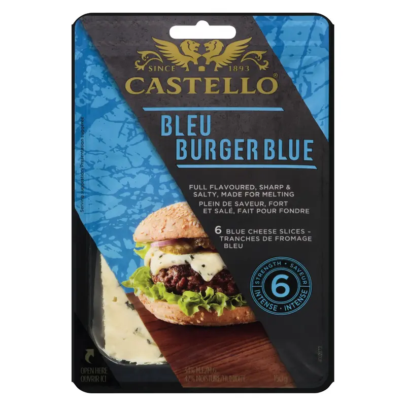 CASTELLO - BLUE CHEESE SLICES 150GR