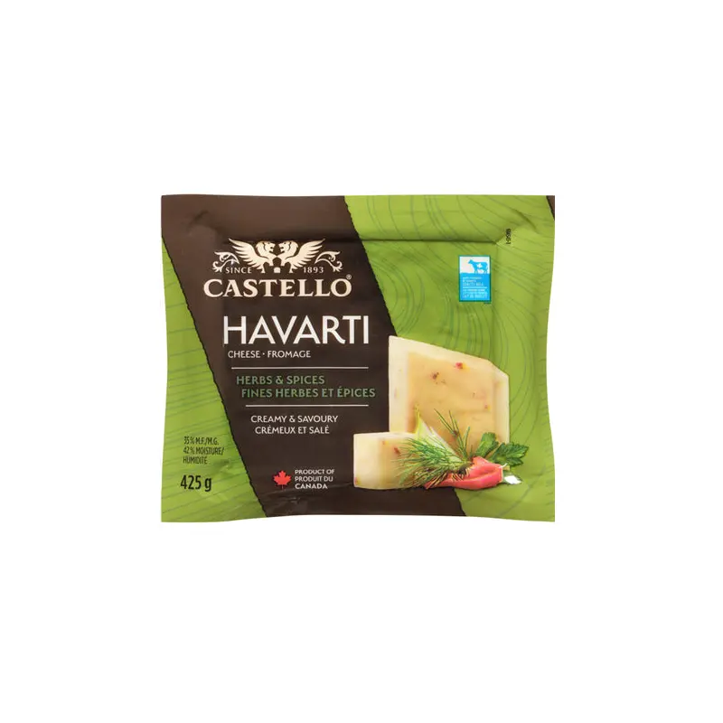 CASTELLO - HAVARTI HERBS & SPICE 425GR