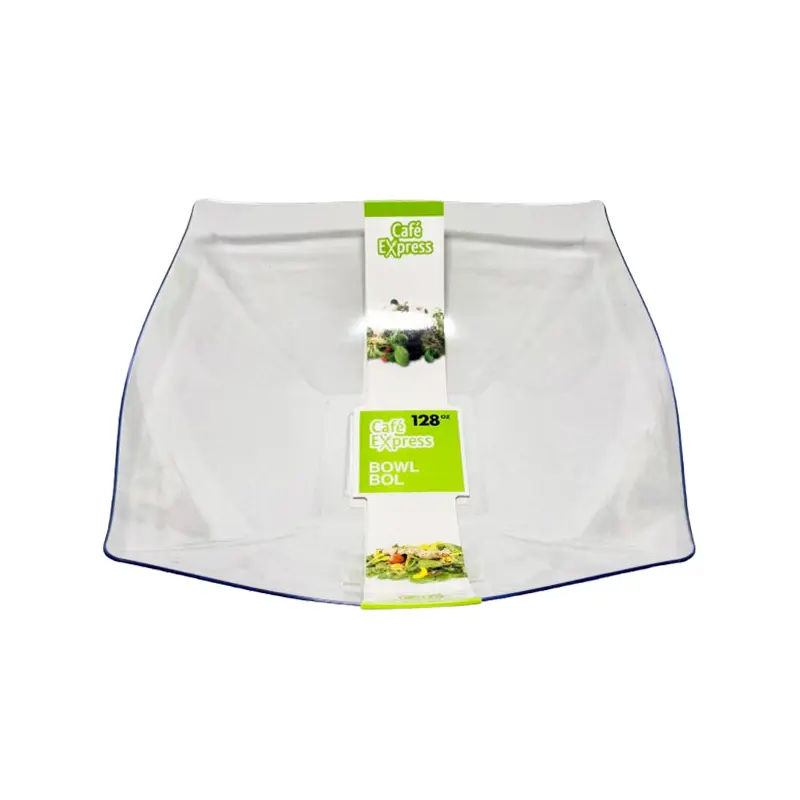 CAFE EXPRESS - SQUARE BOWLS CLEAR 128 OZ 1UN