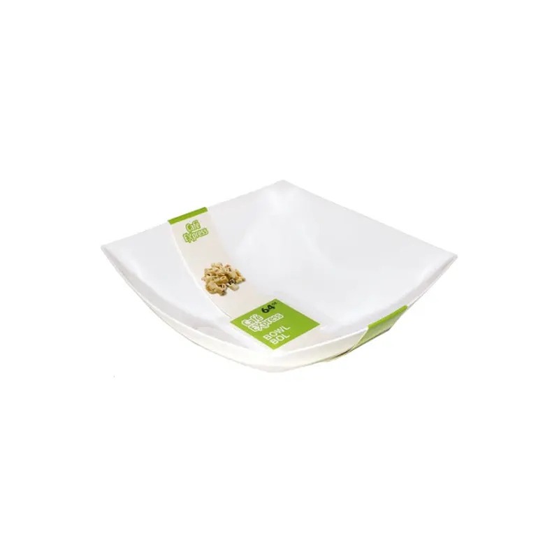 CAFE EXPRESS - SQUARE BOWLS CLEAR 64OZ 1EA