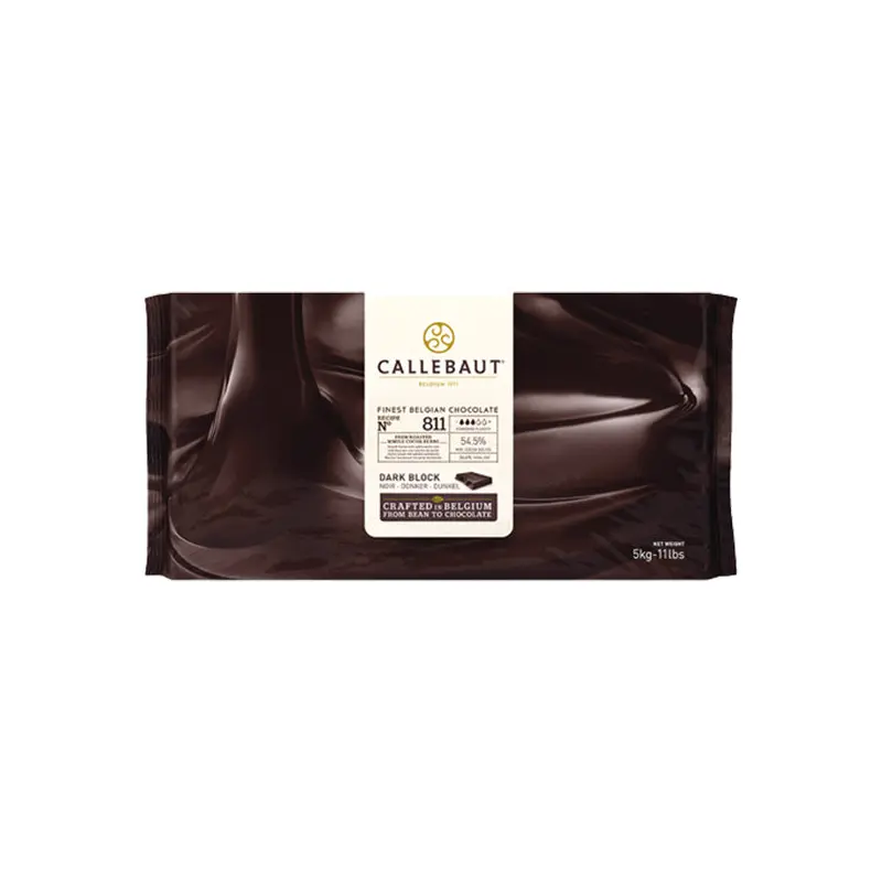 CALLEBAUT - DARK COUVERTURE 54% BLOCKS 811-NV-132 5KG