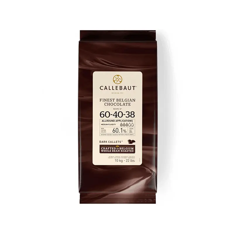 CALLEBAUT - INTENSE SEMI-SWEET CHOCOLATE CALLETS 2x10 KG