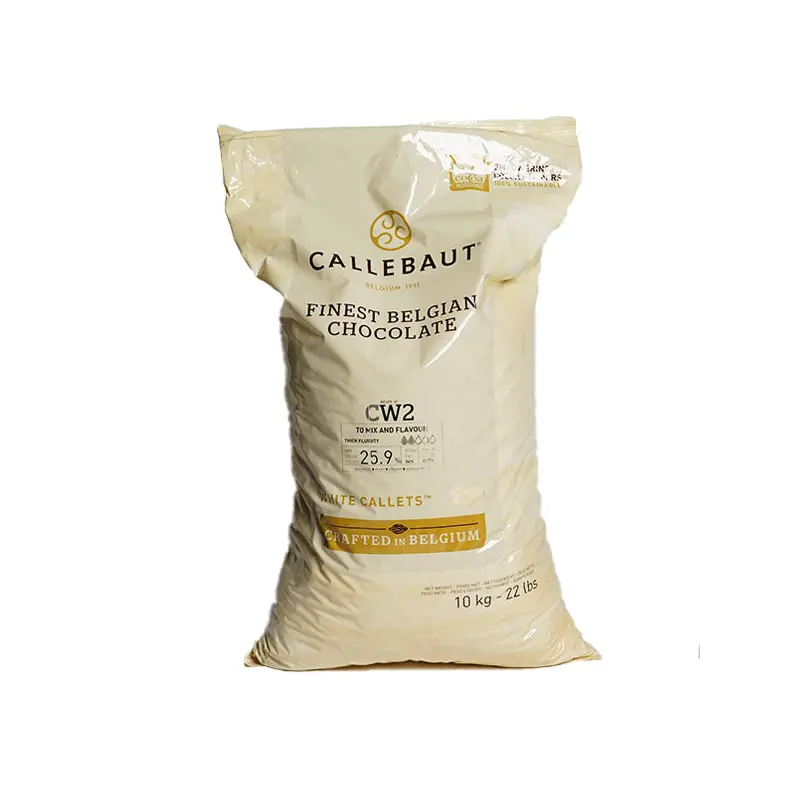 CALLEBAUT - WHITE CHOCOLATE CALLETS 10KG
