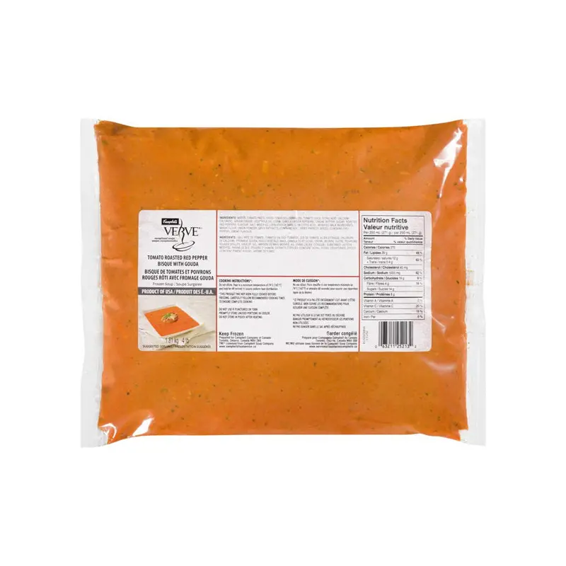 CAMPBELL - CAMPBELLS TOMATO ROASTED RED PEPPER BISQUE WITH GOUDA 4x4 LBS