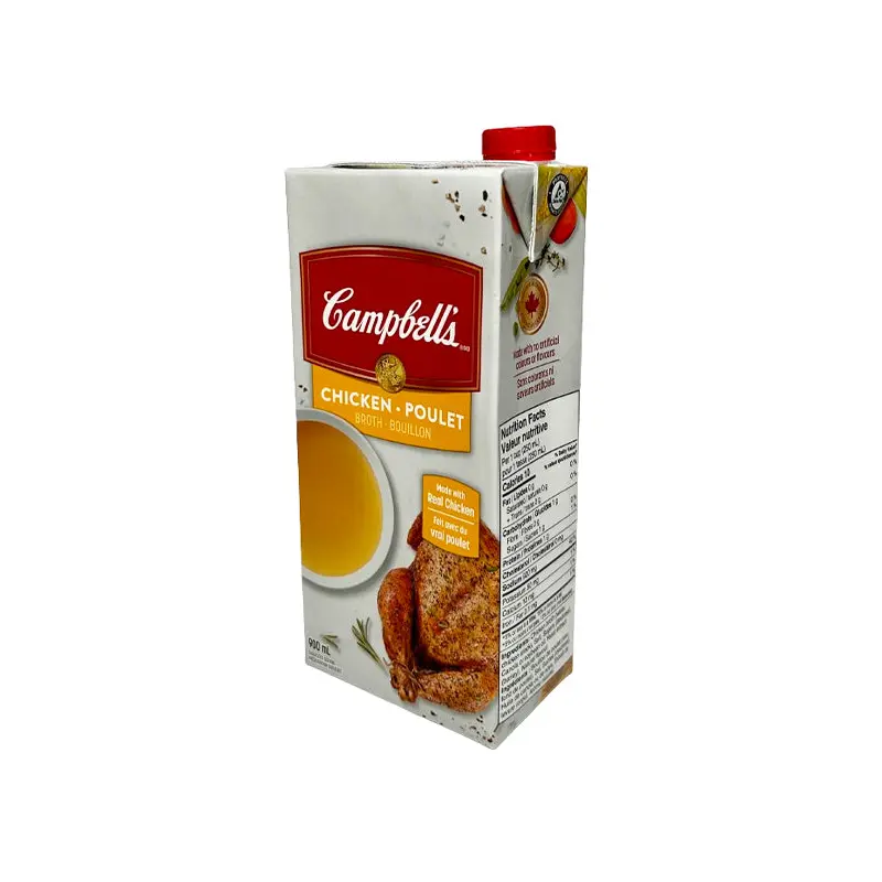 CAMPBELLS - CHICKEN BROTH TETRA 900ML 12x900 ML