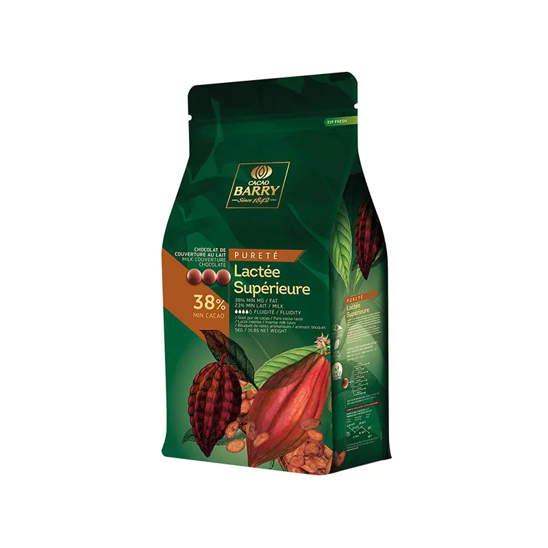 CACAO BARRY - LACTEE SUPERIEURE38% PISTOLES 5KG