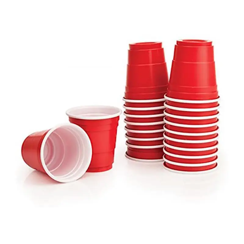 CAFE EXPRESS - 2oz RED SHOT GLASS 30EA